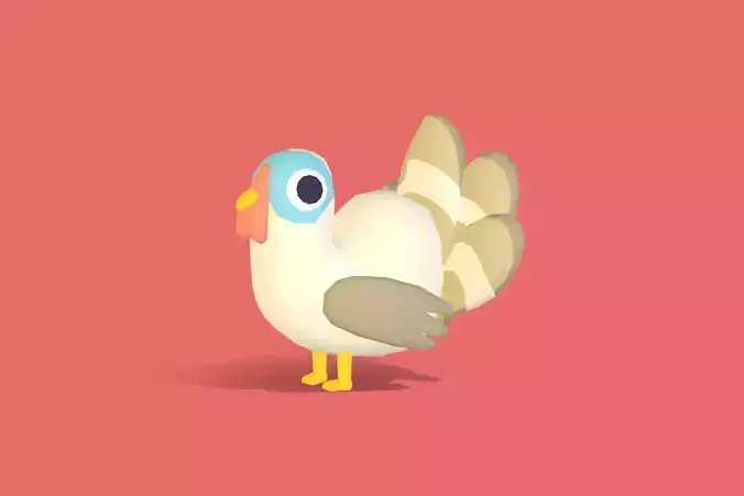 Turkey - Quirky Series Low-poly 3D model