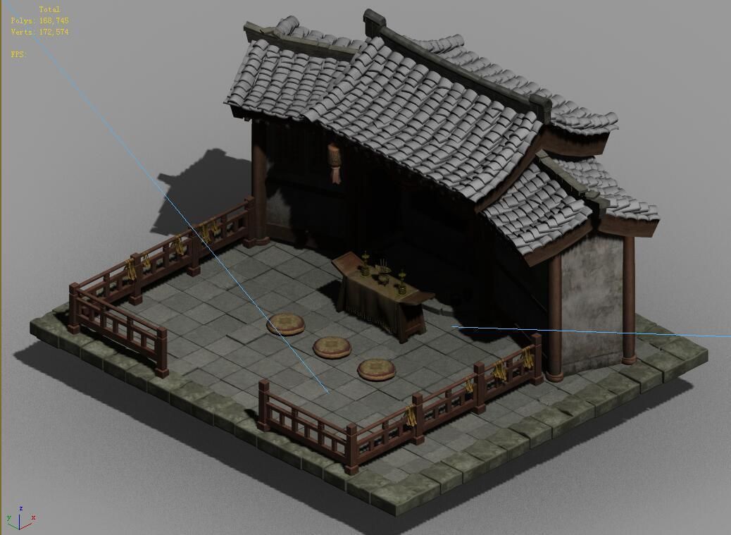 Changxinfang-Guandi Temple 3D model_4