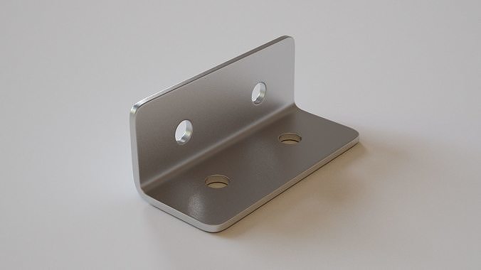 Corner Bracket Free low-poly 3D model