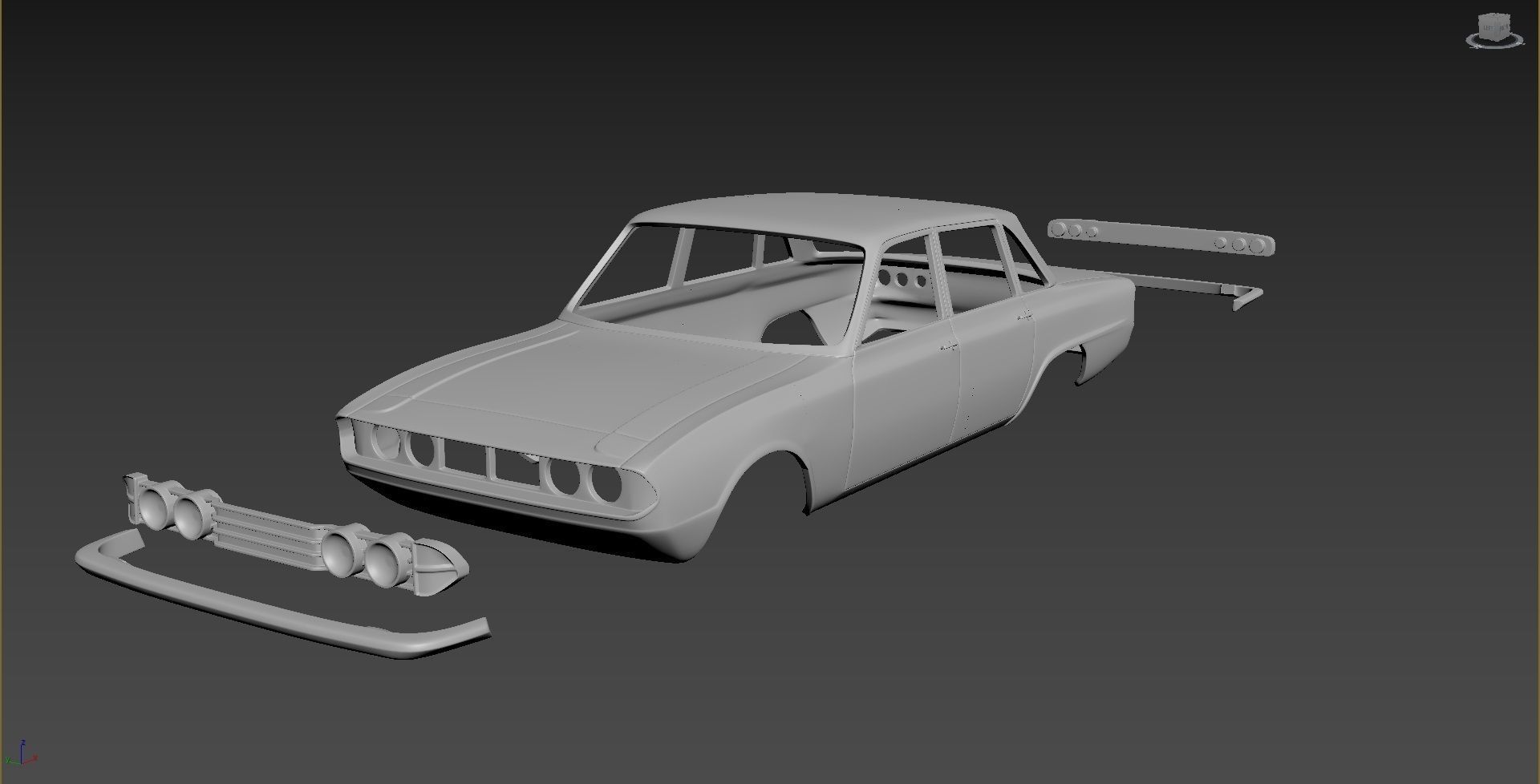 Triumph 20002500 mk2 1969-1977 Body For Print 3D print model_3