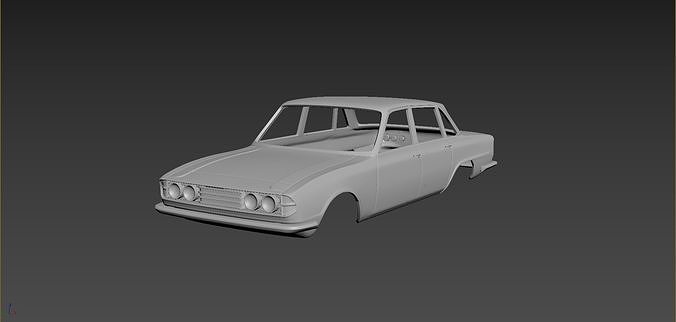 Triumph 20002500 mk2 1969-1977 Body For Print 3D print model