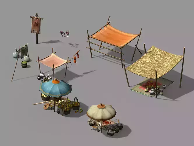 Changxin Square-Vendor 05 3D model