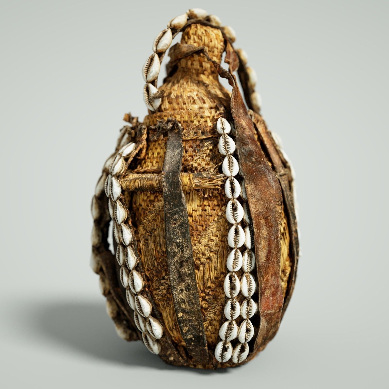 Calebas Primitive Drinking Tank 3 Low-poly 3D model_2