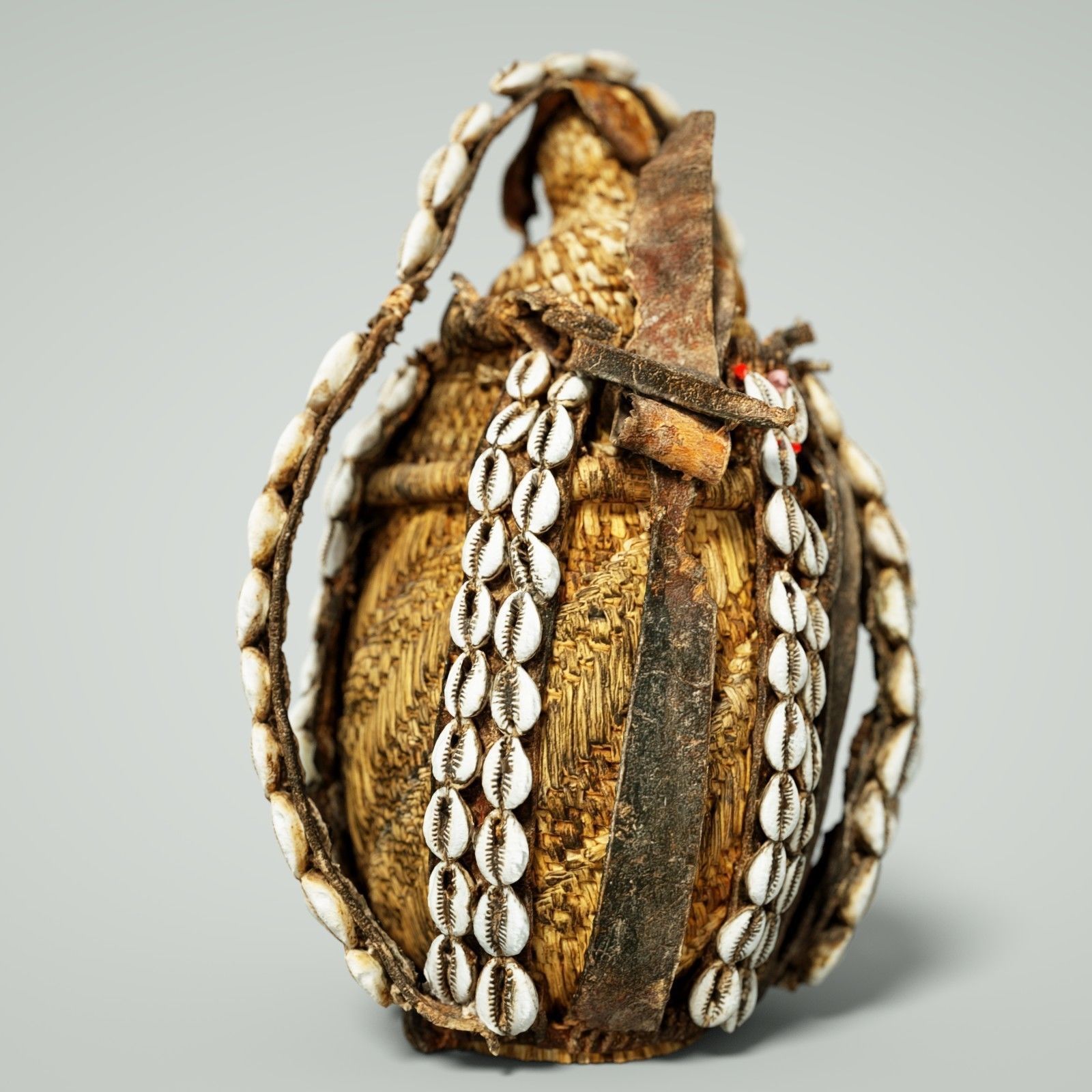 Calebas Primitive Drinking Tank 3 Low-poly 3D model_1