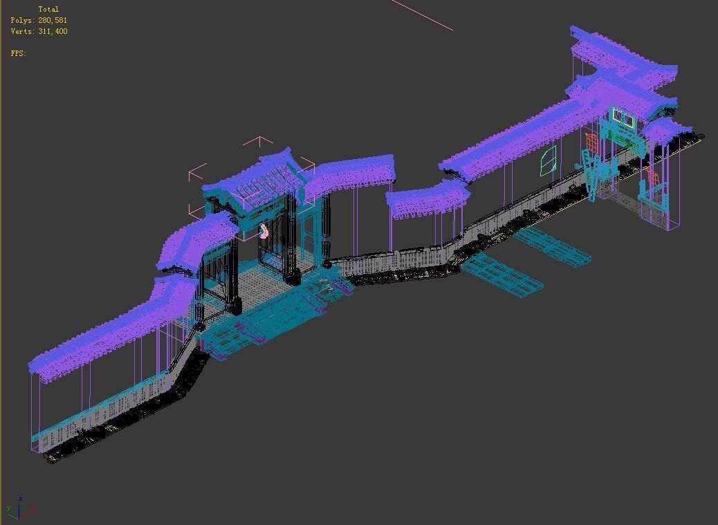 Changxinfang-Wall 01 3D model_3