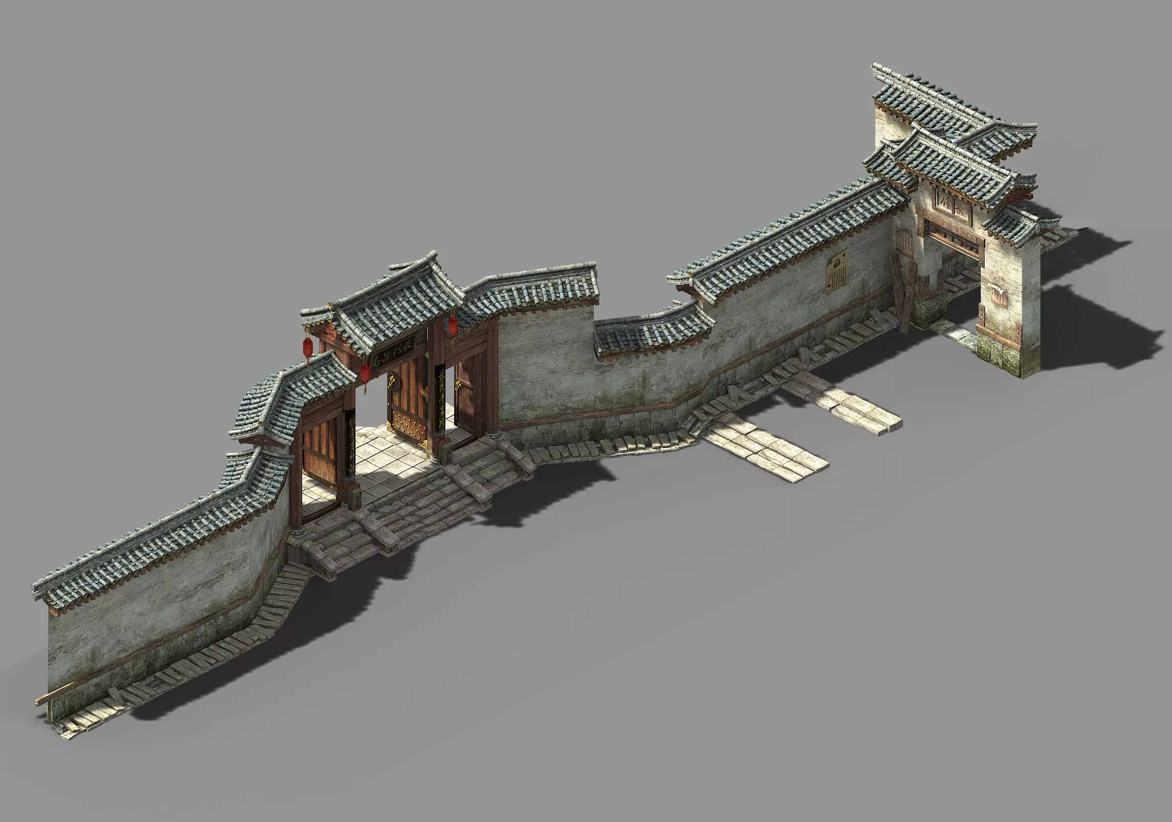 Changxinfang-Wall 01 3D model_0
