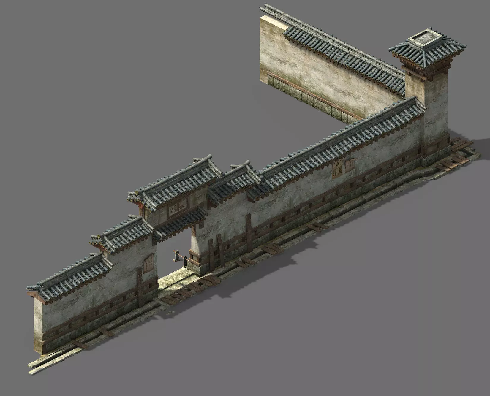 Changxinfang-Wall 03 3D model_0