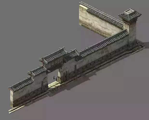 Changxinfang-Wall 03 3D model