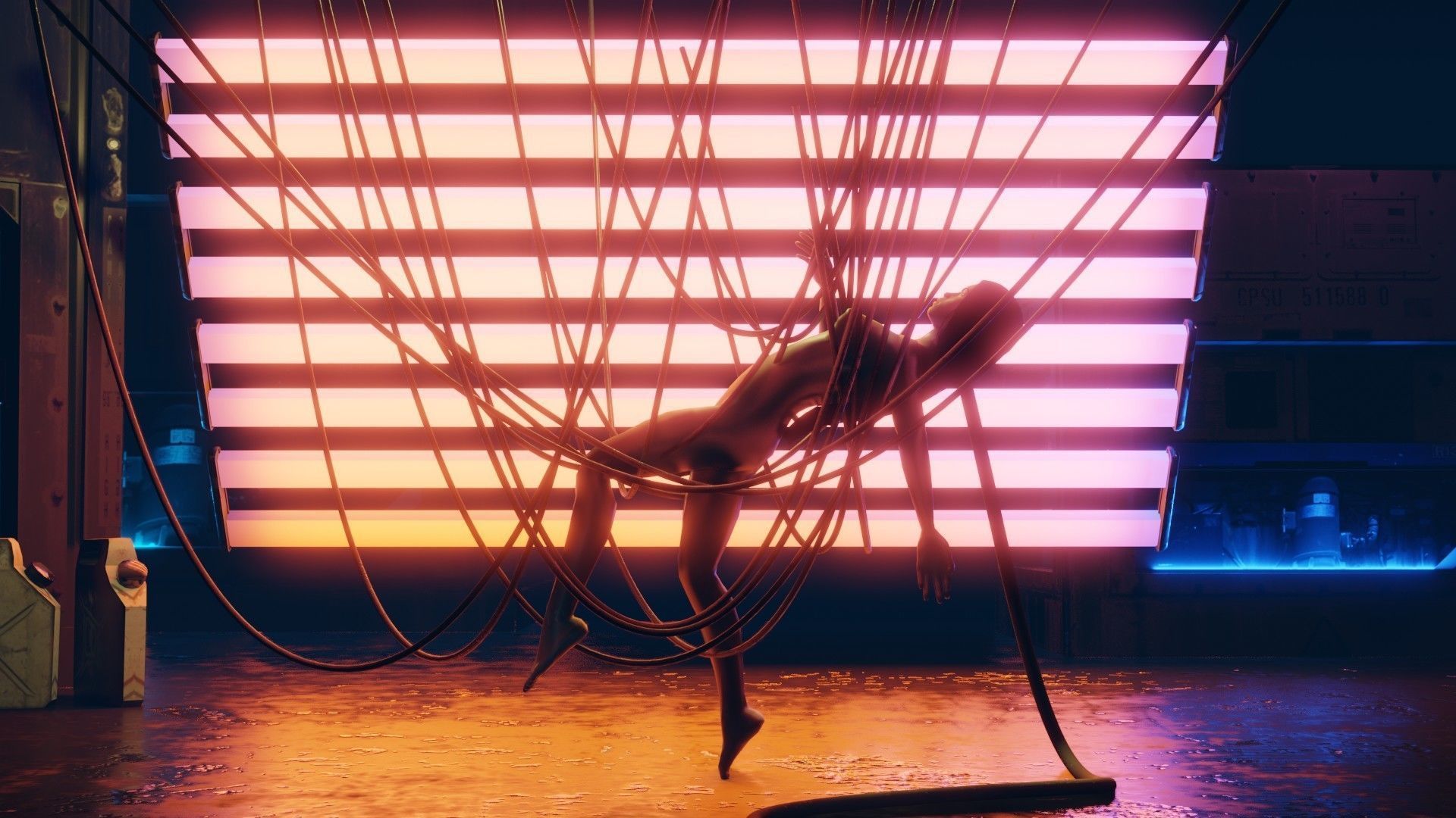 epic scifi labaratory scene  3D model_7