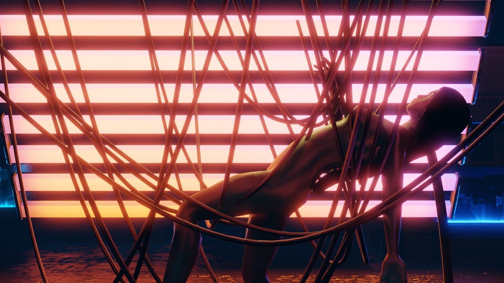 epic scifi labaratory scene  3D model_4