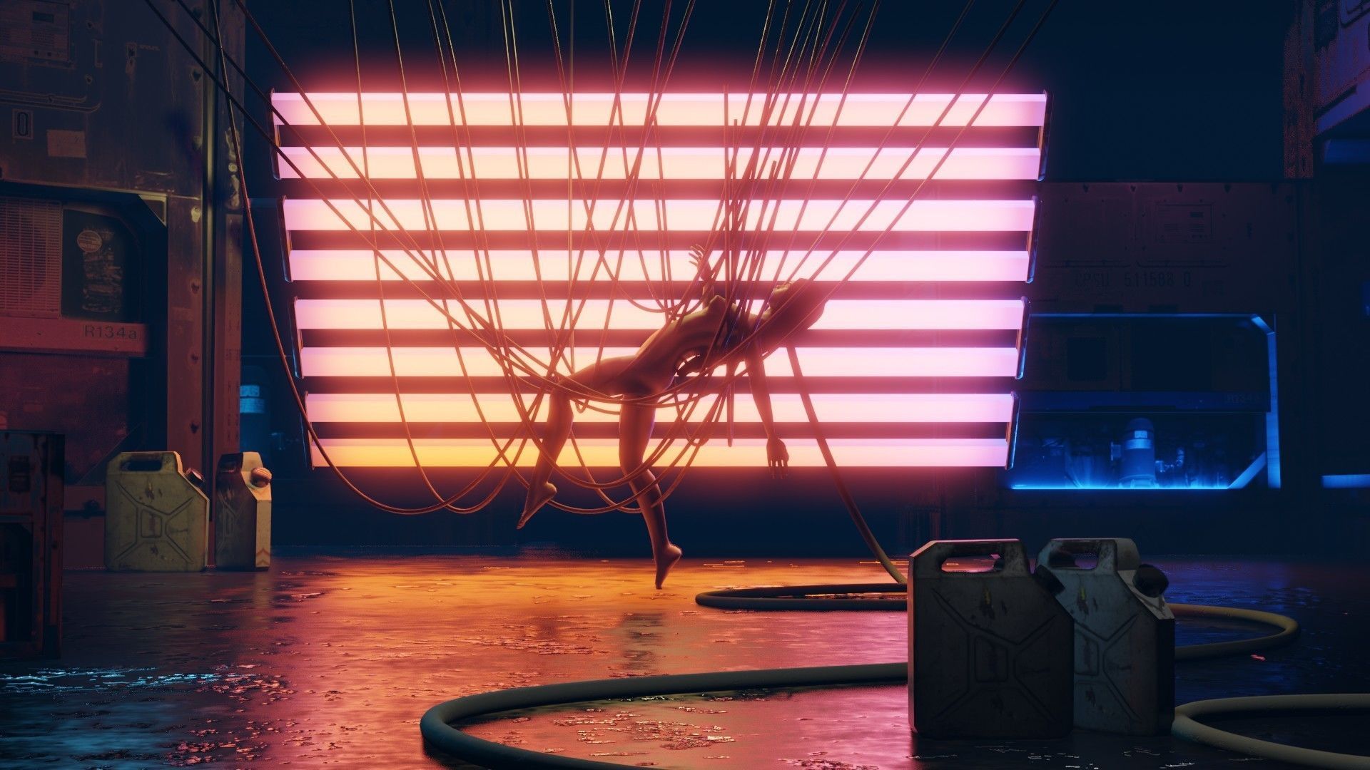 epic scifi labaratory scene  3D model_6