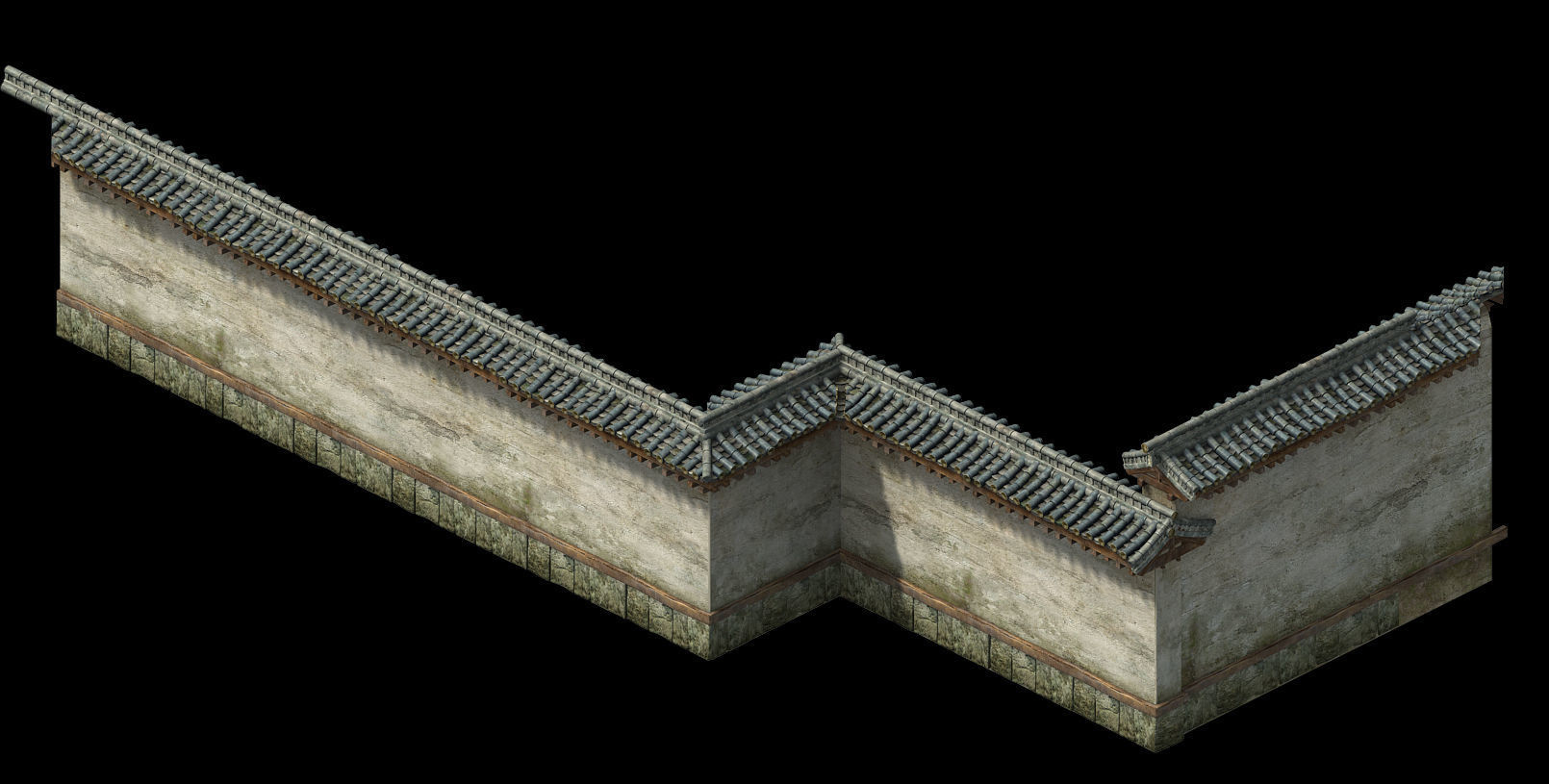 Changxinfang-Wall 04 3D model_1