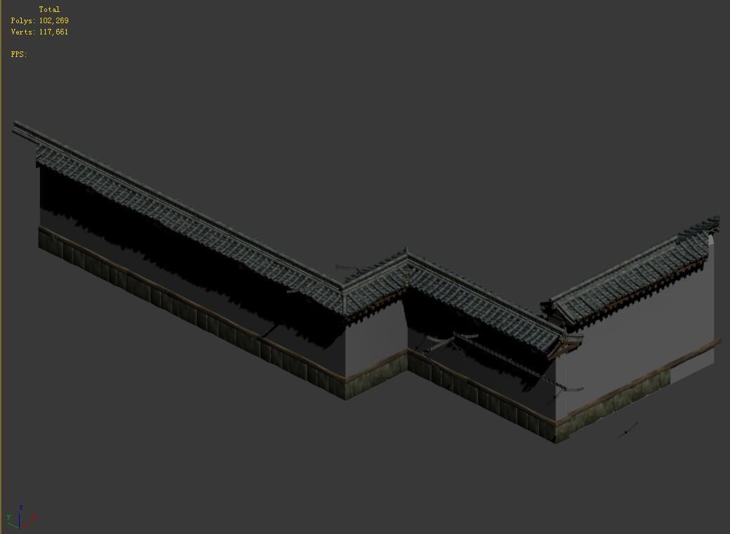 Changxinfang-Wall 04 3D model_4