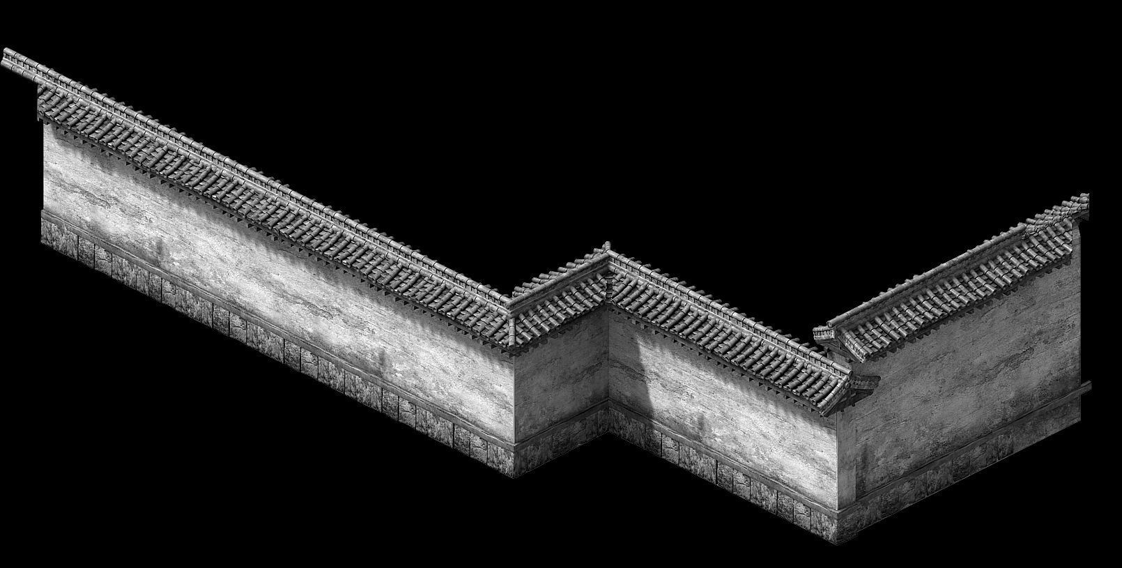 Changxinfang-Wall 04 3D model_2