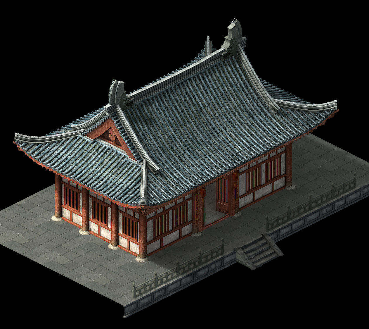 Changxinfang-Wall 05 3D model_1