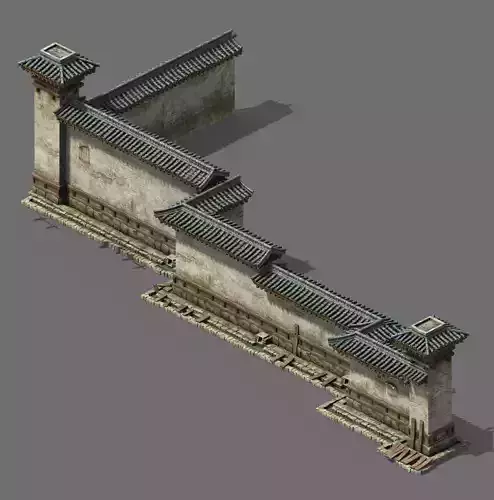 Changxinfang-Wall 06 3D model