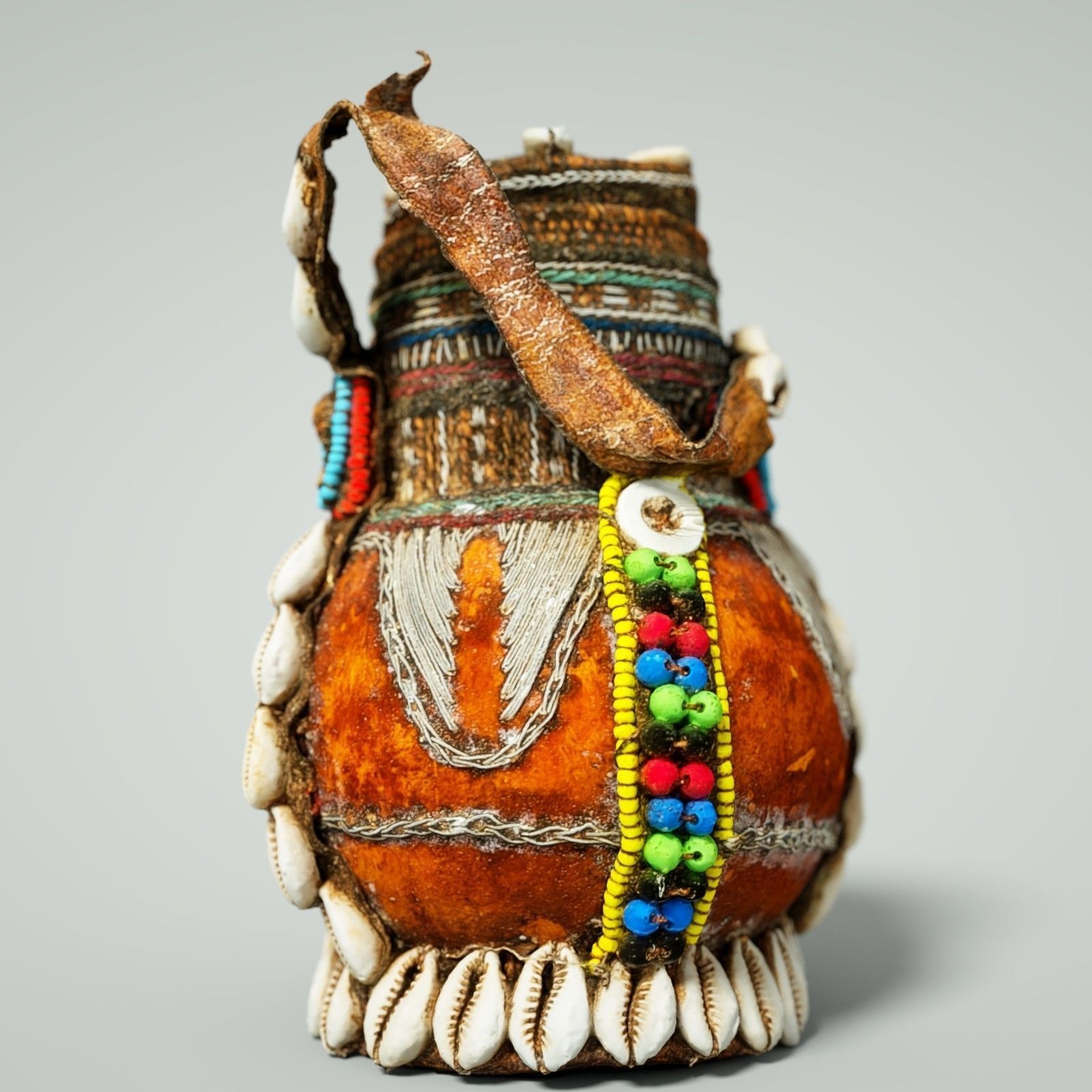 Calebas Primitive Drinking Tank 4 Low-poly 3D model_1