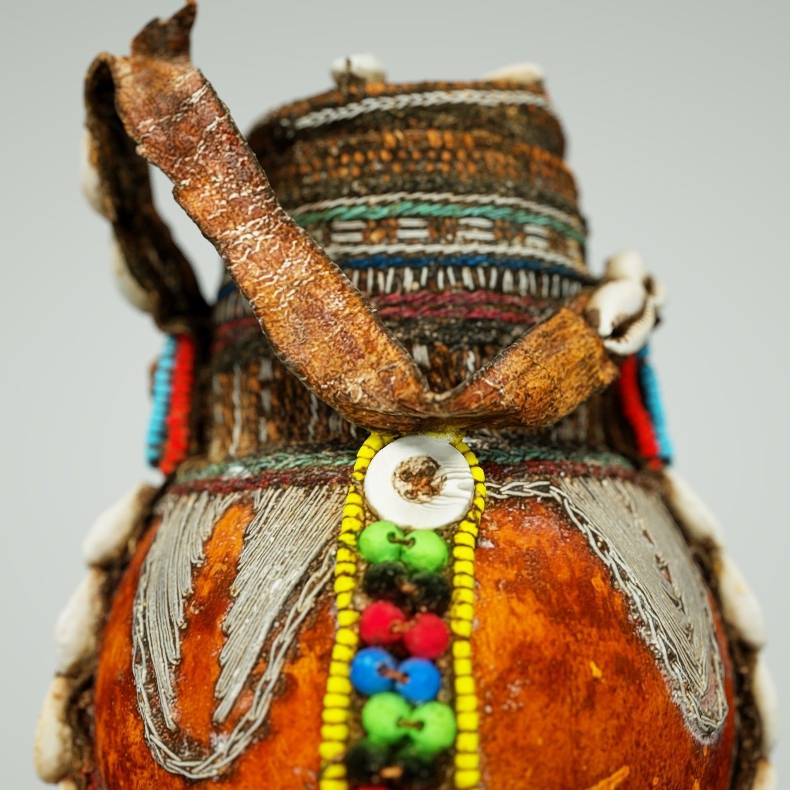 Calebas Primitive Drinking Tank 4 Low-poly 3D model_2