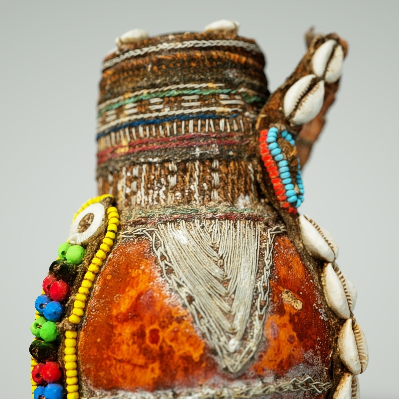 Calebas Primitive Drinking Tank 4 Low-poly 3D model_3