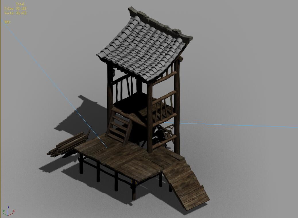 Changxinfang-small courtyard 3D model_4