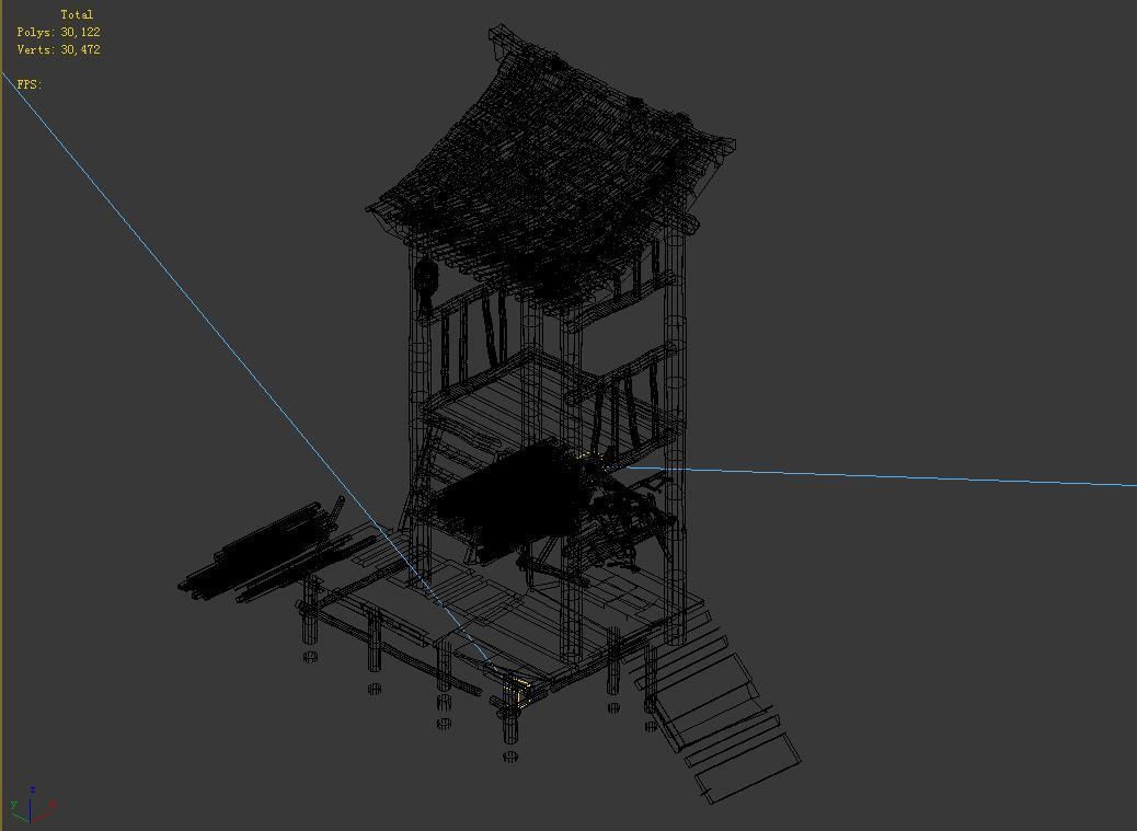 Changxinfang-small courtyard 3D model_3