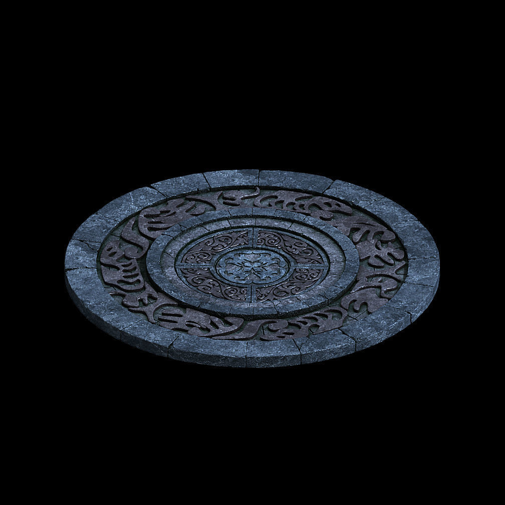 Zhentian Palace-Surface Pattern 3D model_1