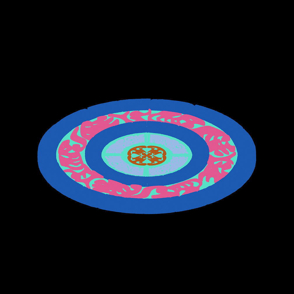 Zhentian Palace-Surface Pattern 3D model_2