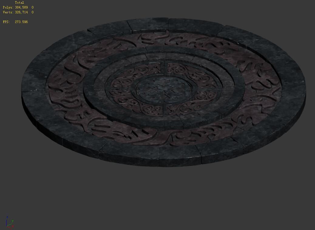 Zhentian Palace-Surface Pattern 3D model_5