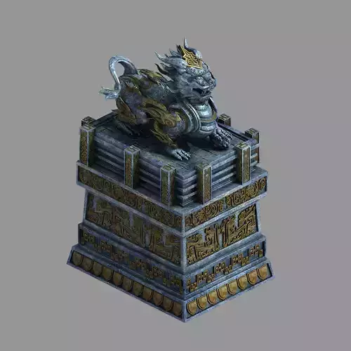 Zhentian Palace-Statue