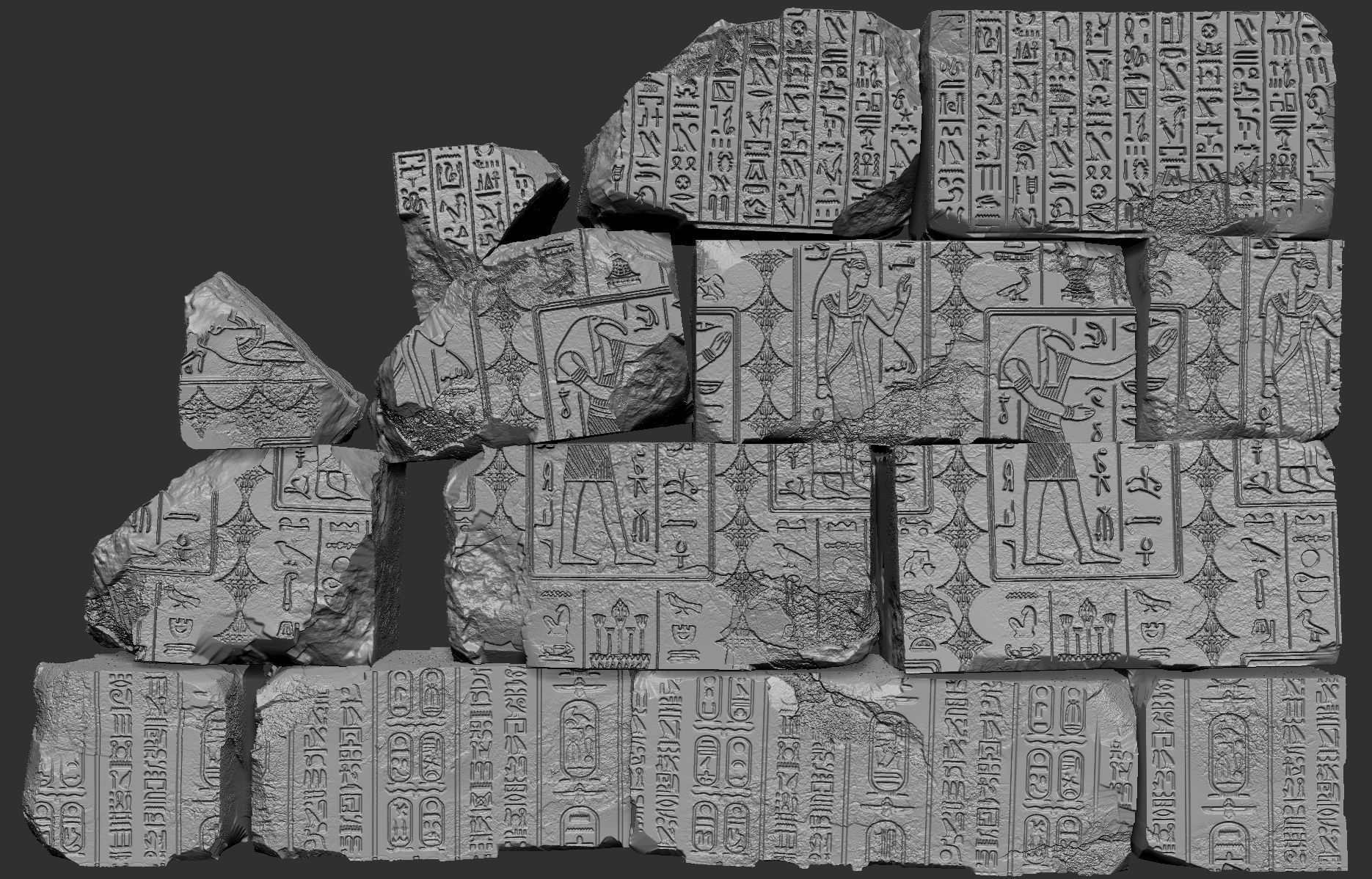 Egypt Environment Assets High Poly 3D print model_62