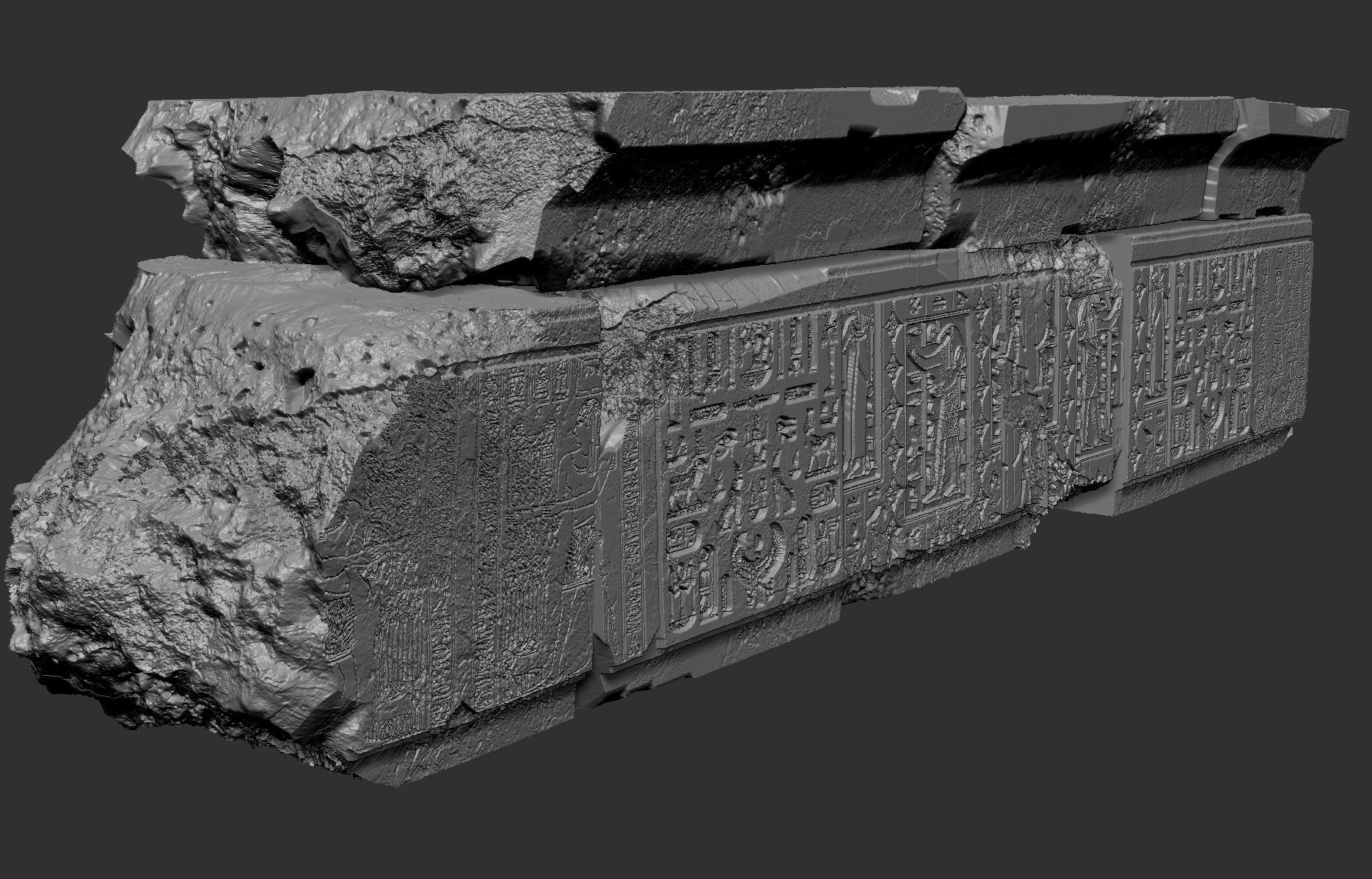 Egypt Environment Assets High Poly 3D print model_7