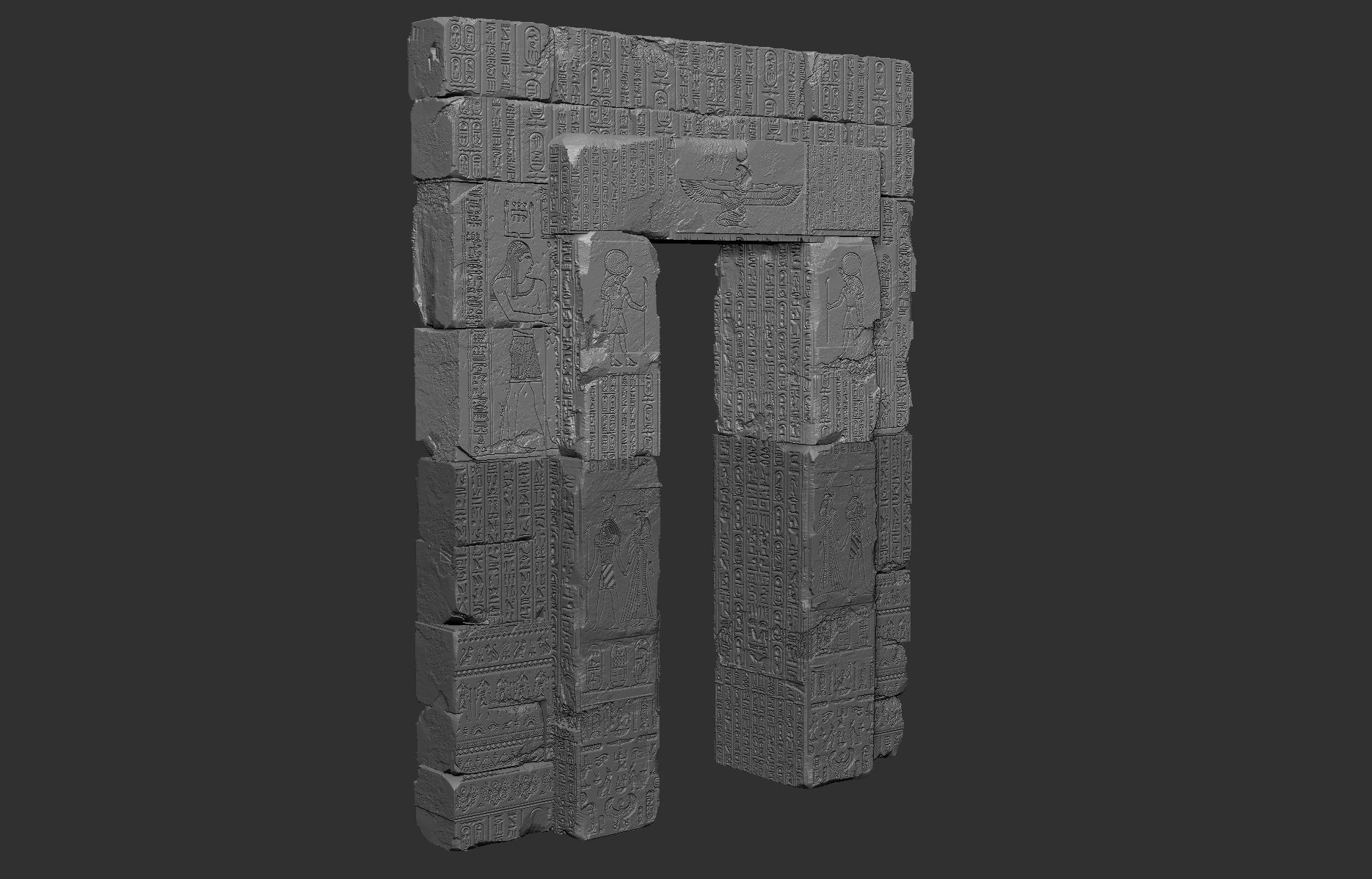 Egypt Environment Assets High Poly 3D print model_18