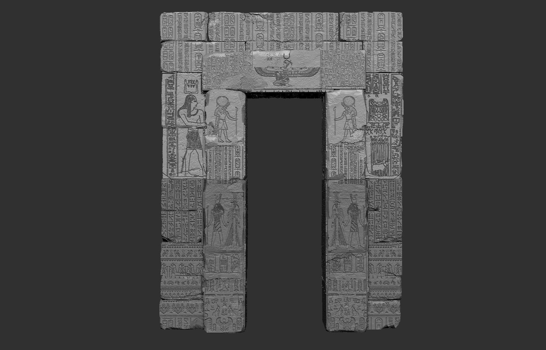 Egypt Environment Assets High Poly 3D print model_17