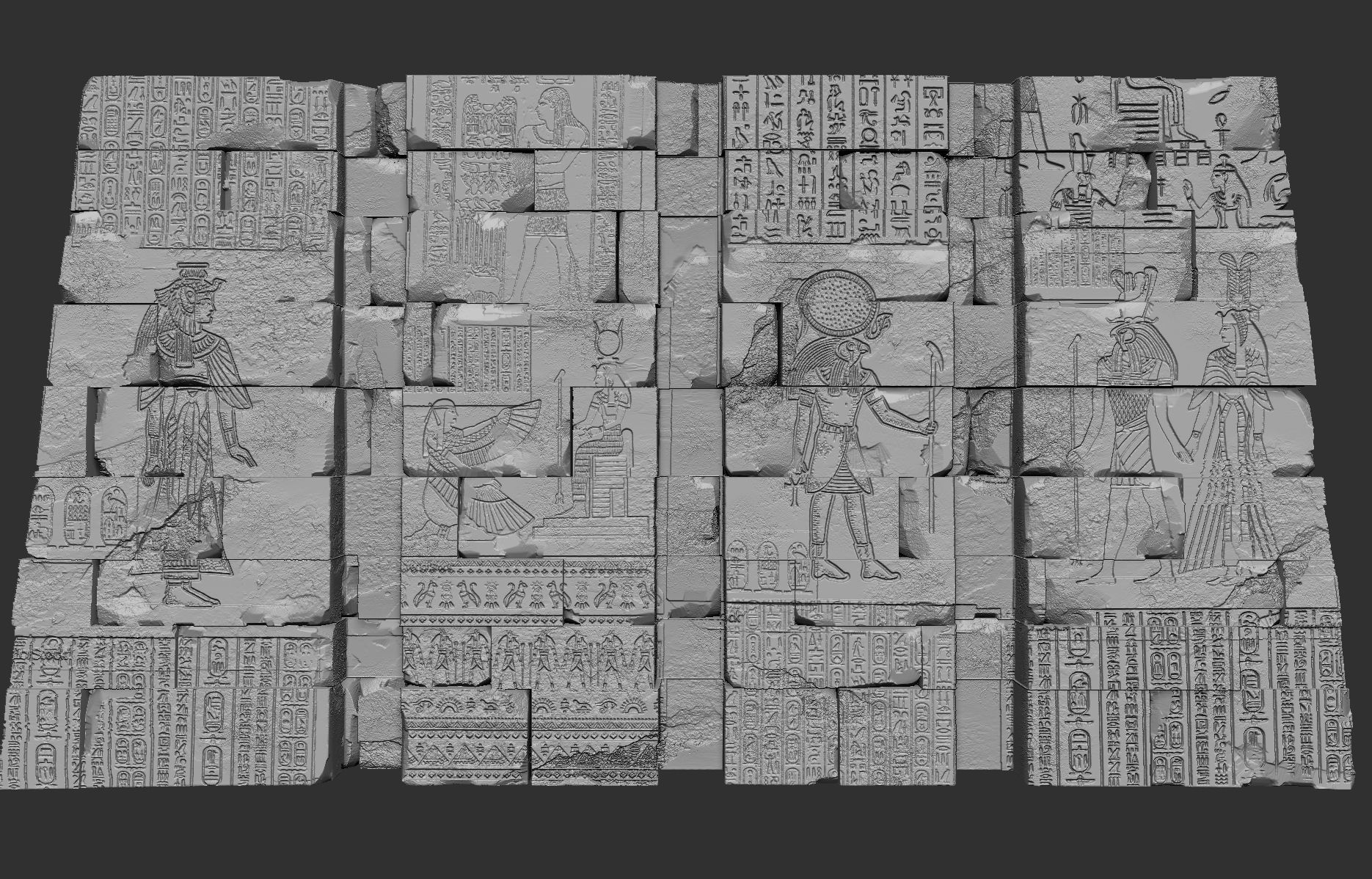 Egypt Environment Assets High Poly 3D print model_31