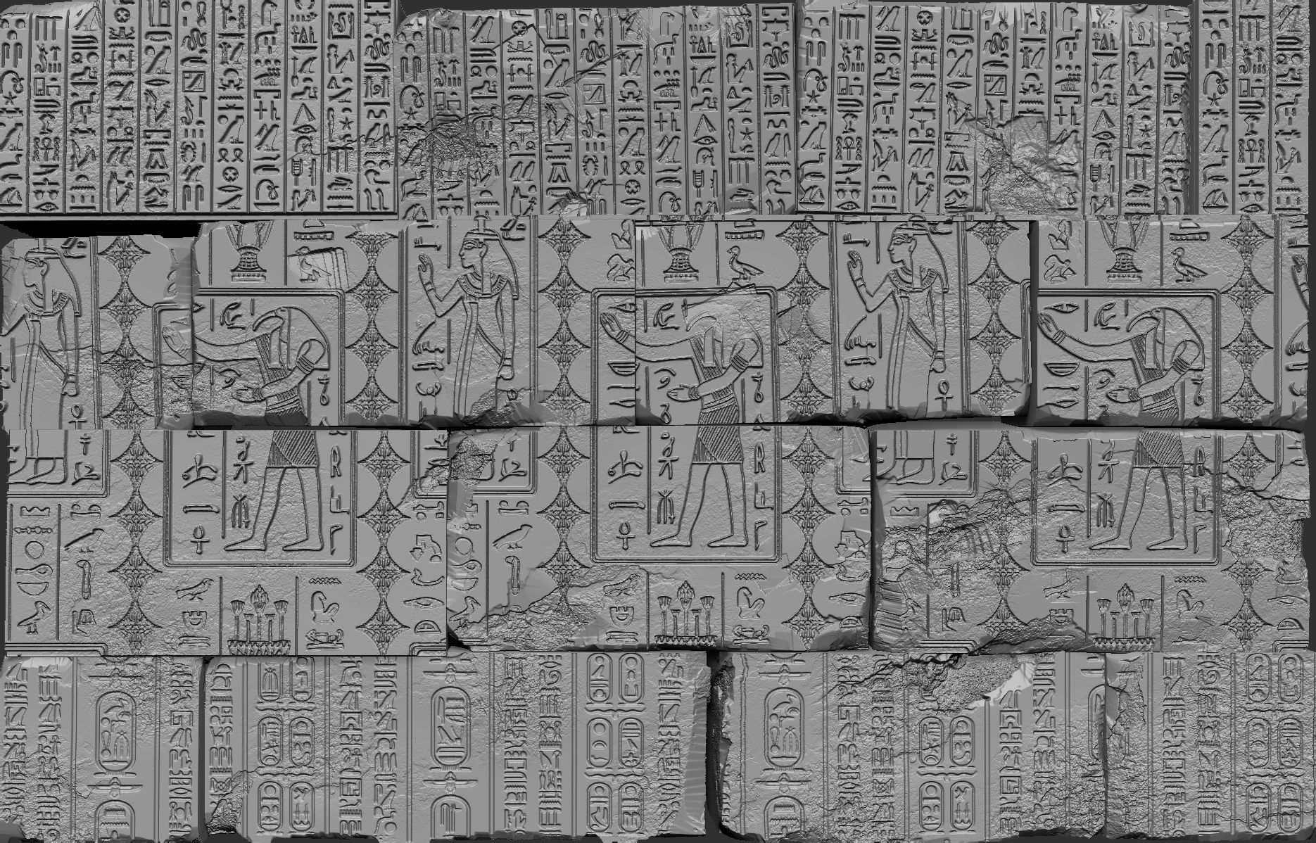 Egypt Environment Assets High Poly 3D print model_61