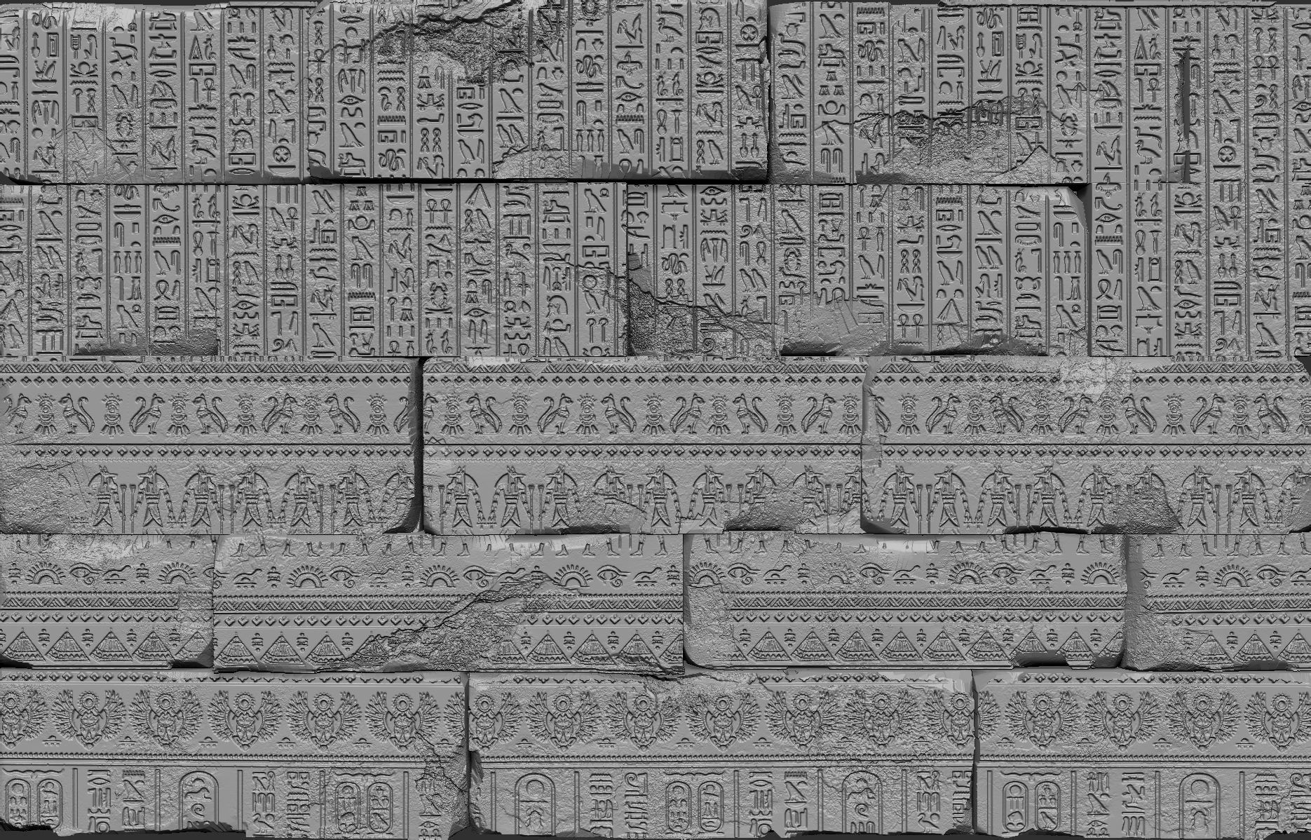 Egypt Environment Assets High Poly 3D print model_67