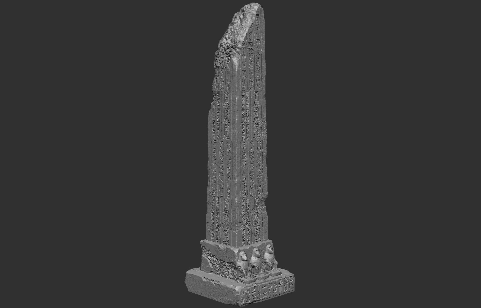 Egypt Environment Assets High Poly 3D print model_57