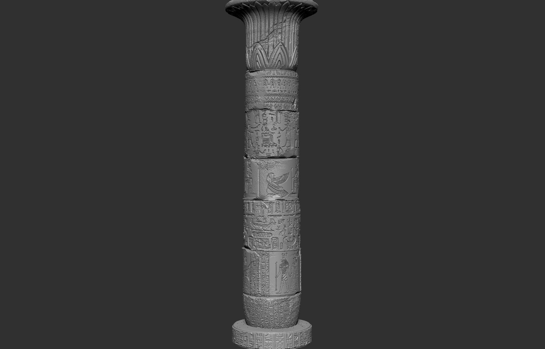 Egypt Environment Assets High Poly 3D print model_15