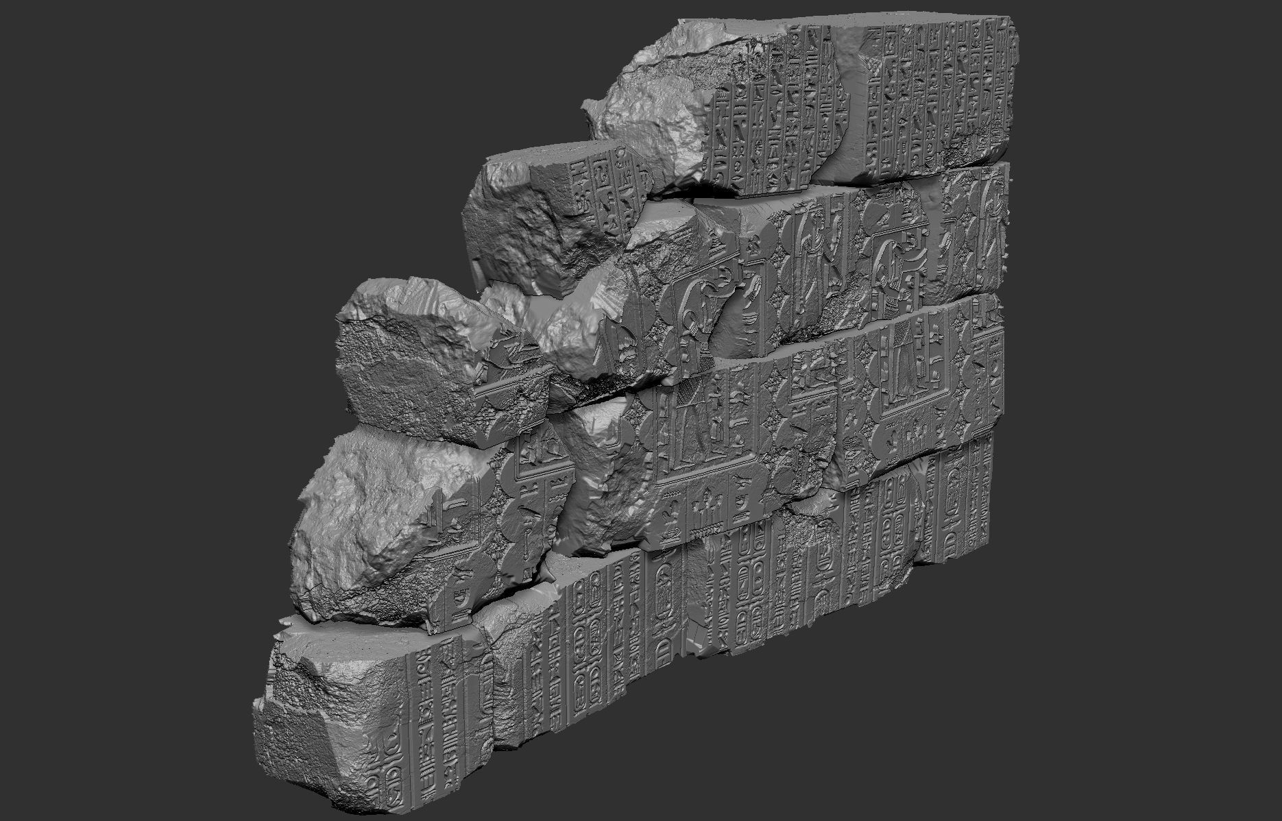 Egypt Environment Assets High Poly 3D print model_63