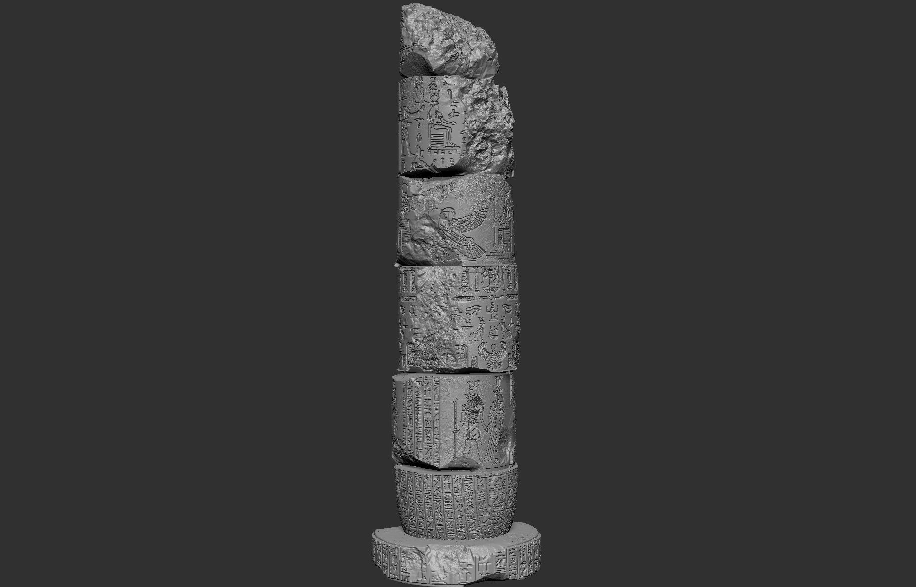 Egypt Environment Assets High Poly 3D print model_16