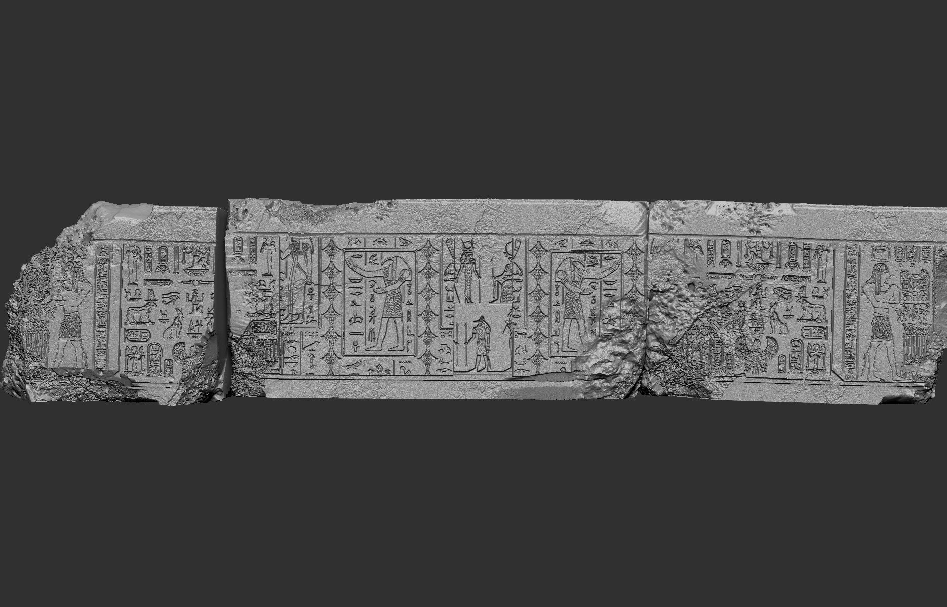 Egypt Environment Assets High Poly 3D print model_2