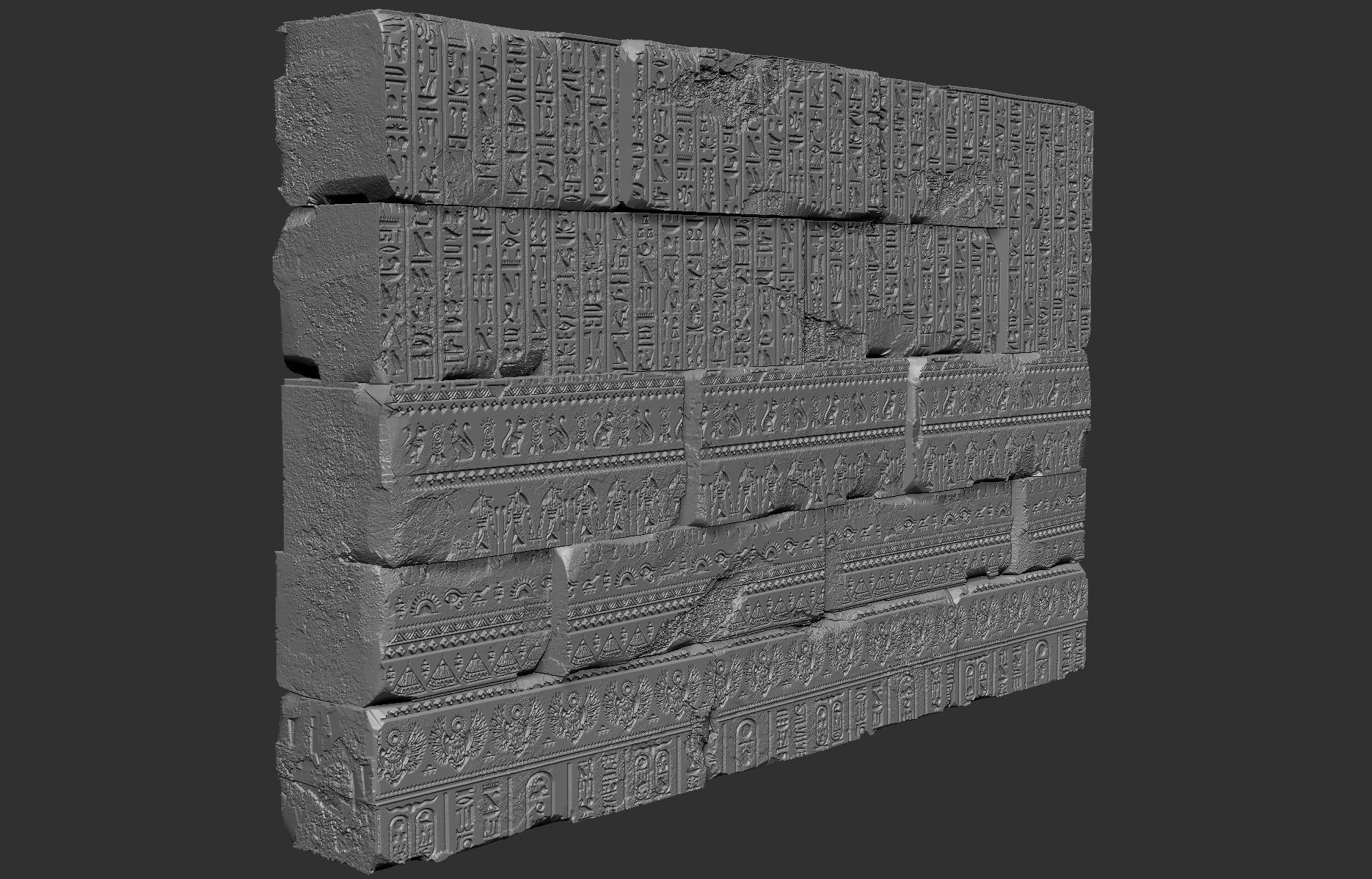 Egypt Environment Assets High Poly 3D print model_68