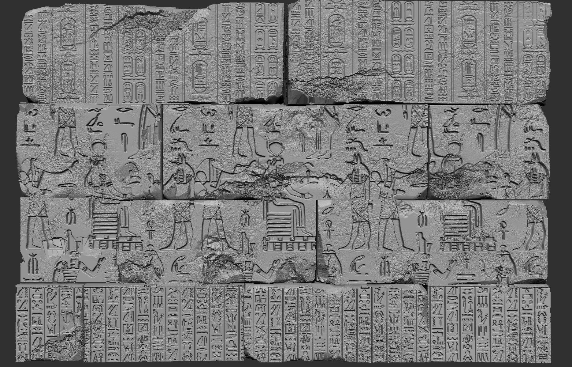 Egypt Environment Assets High Poly 3D print model_59