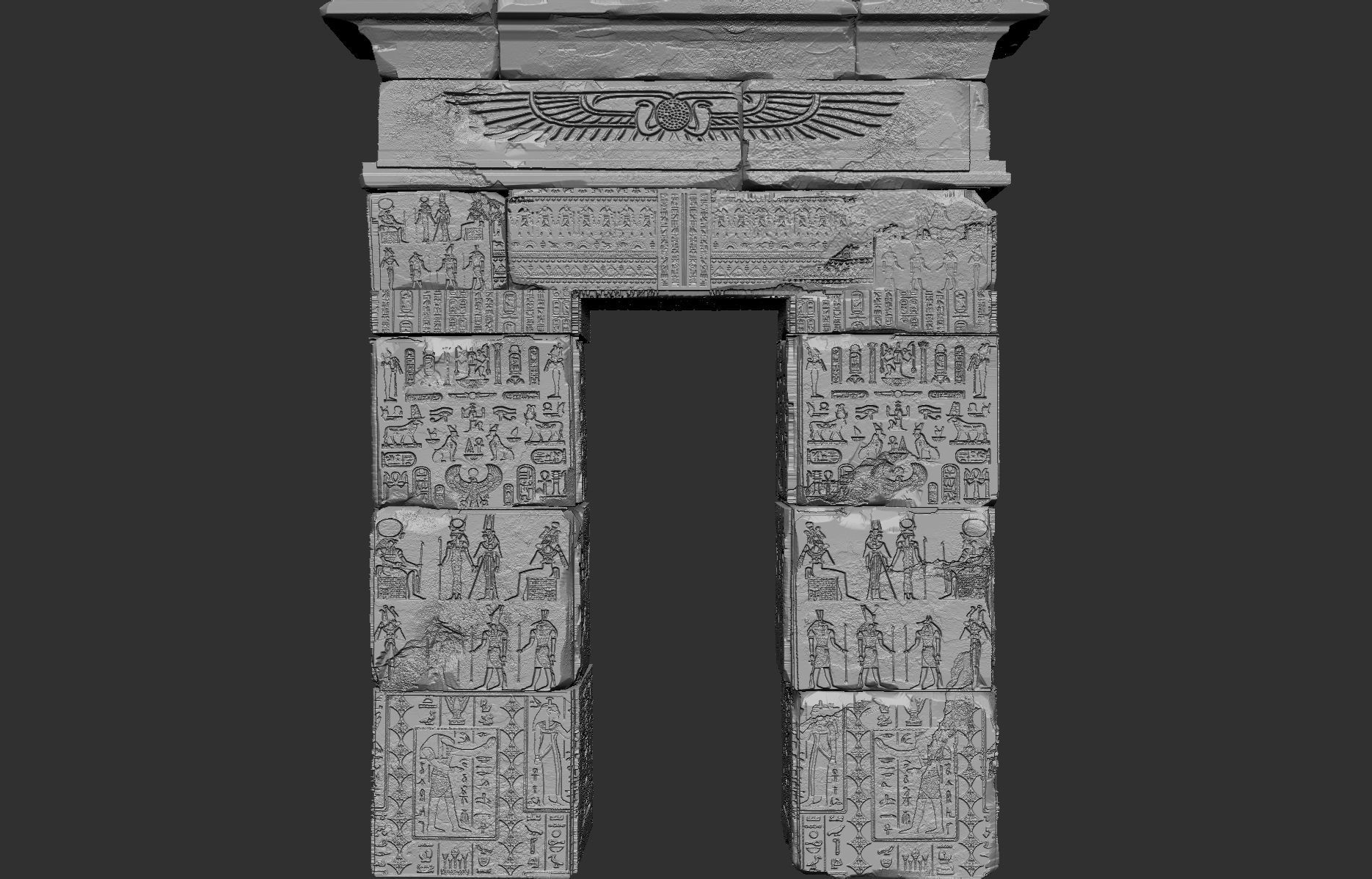 Egypt Environment Assets High Poly 3D print model_25