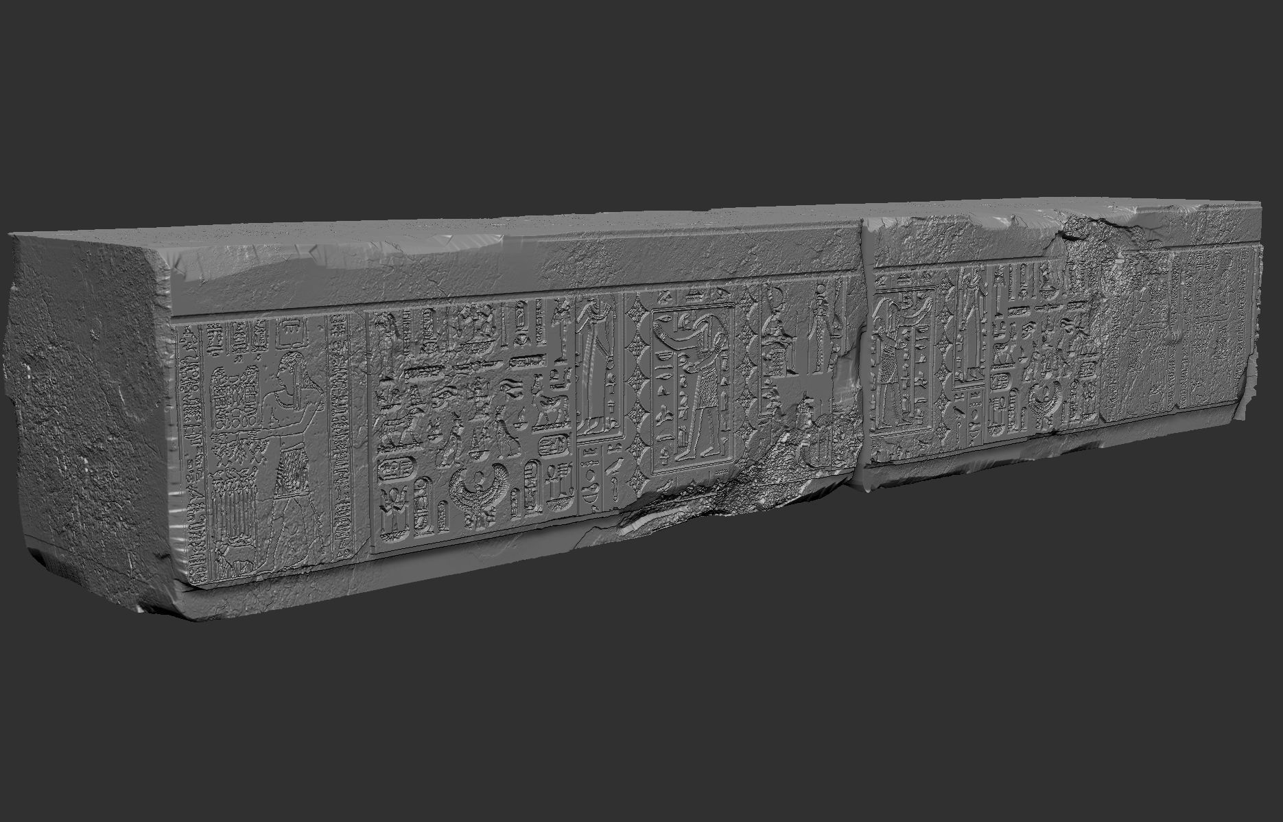 Egypt Environment Assets High Poly 3D print model_4