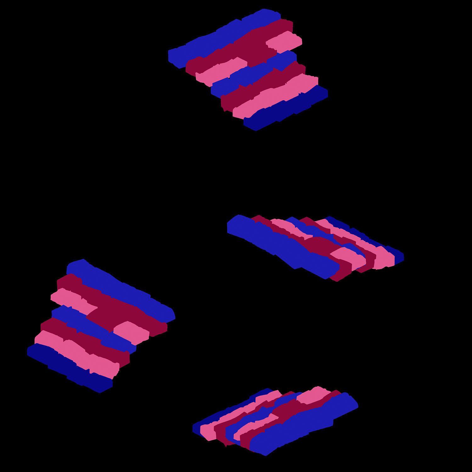 Zhentian Palace-Stairs 05 3D model_2