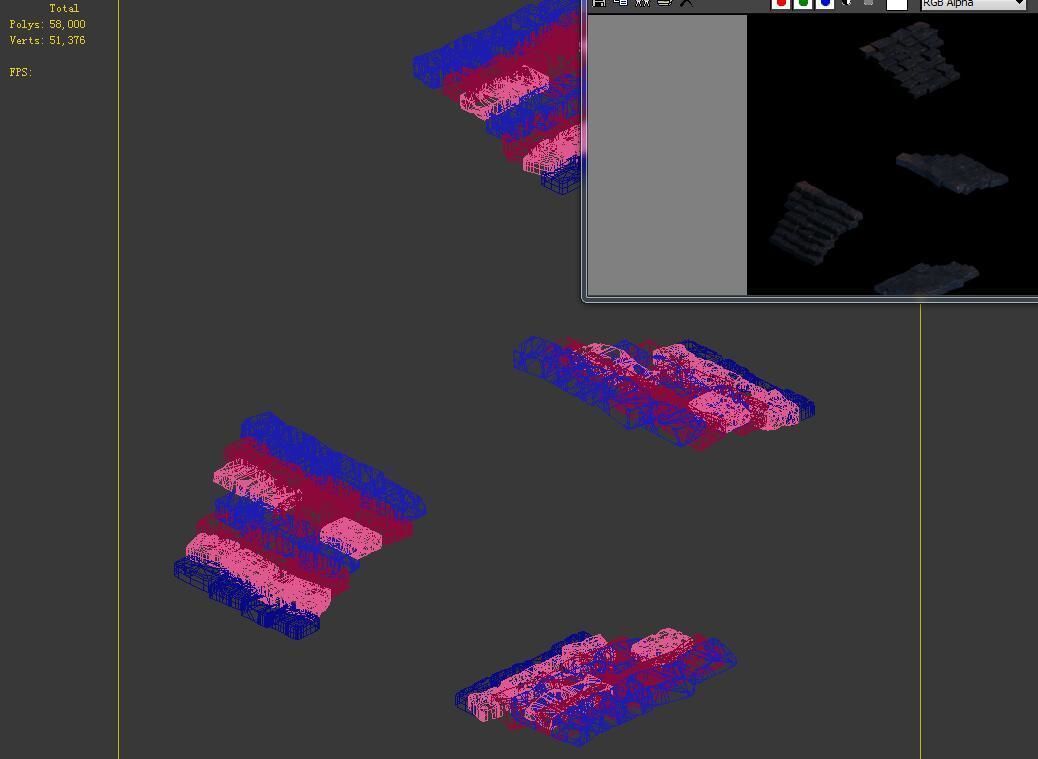 Zhentian Palace-Stairs 05 3D model_4