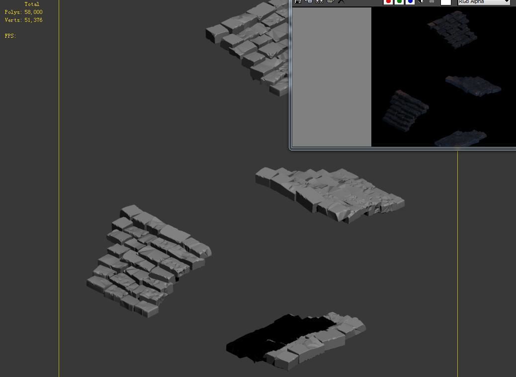 Zhentian Palace-Stairs 05 3D model_5