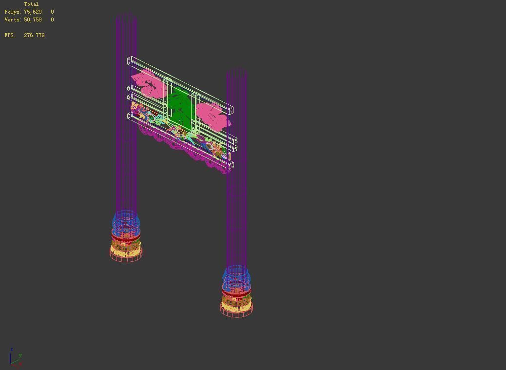 Zhentian Palace-House 3D model_3