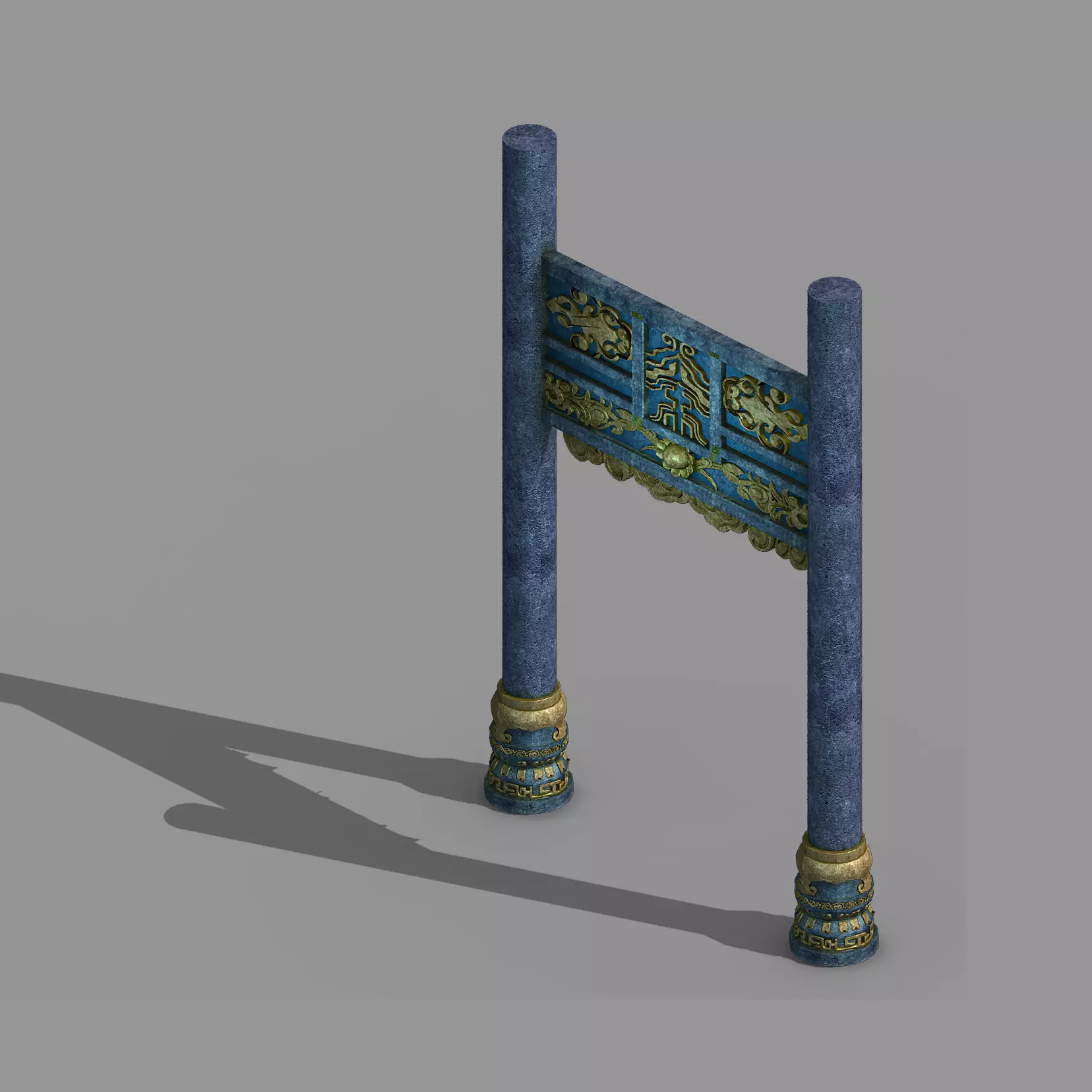 Zhentian Palace-House 3D model_0